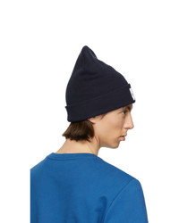 Bonnet en tricot bleu marine A.P.C.