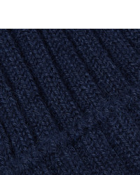 Bonnet en tricot bleu marine De Bonne Facture