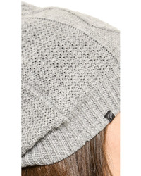 Bonnet en tricot gris Plush