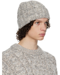 Bonnet en tricot gris Joseph