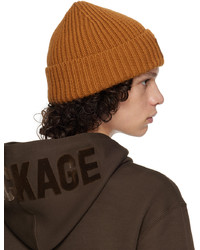Bonnet en tricot marron Mackage