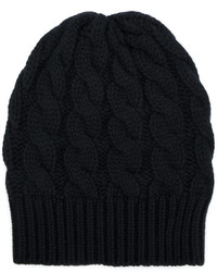 Bonnet en tricot noir Antonia Zander