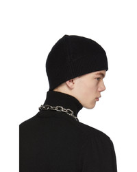 Bonnet en tricot noir Random Identities