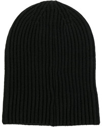 Bonnet en tricot noir Dondup