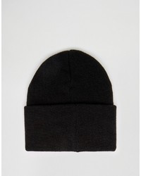 Bonnet en tricot noir Wesc