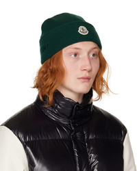 Bonnet en tricot olive Moncler Genius