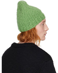 Bonnet en tricot olive Gabriela Hearst