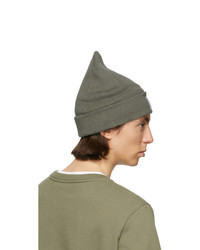 Bonnet en tricot olive A.P.C.
