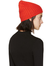 Bonnet en tricot rouge Rag & Bone