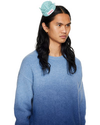 Bonnet en tricot turquoise Charles Jeffrey Loverboy