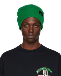 Bonnet en tricot vert foncé Ksubi