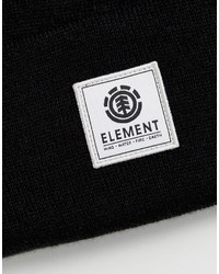 Bonnet imprimé noir Element