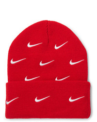 Bonnet imprimé rouge Nike