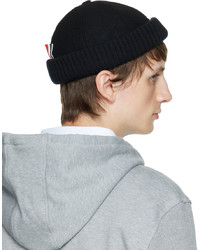 Bonnet noir et blanc Thom Browne