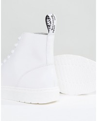 Bottes blanches Dr. Martens