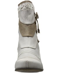 Bottes blanches Mustang