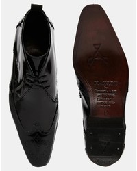 Bottes brogue noires Jeffery West