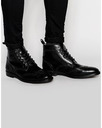 Bottes brogue noires Red Tape