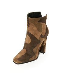 Bottes camouflage marron foncé