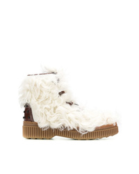Bottes d'hiver blanches Tod's