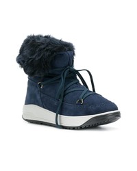 Bottes d'hiver bleu marine Ea7 Emporio Armani