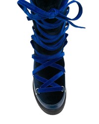 Bottes d'hiver bleu marine Moncler