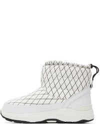 Bottes d'hiver en toile blanches Suicoke