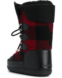 Bottes d'hiver noires Dsquared2