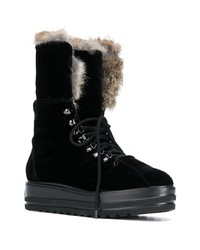 Bottes d'hiver noires Baldinini