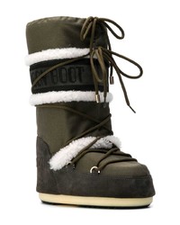 Bottes d'hiver olive Yves Salomon