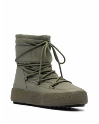 Bottes d'hiver olive Moon Boot