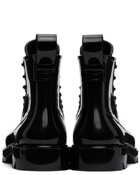 Bottes de loisirs en caoutchouc noires Bottega Veneta