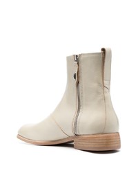 Bottes de loisirs en cuir beiges Our Legacy