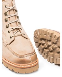 Bottes de loisirs en cuir beiges Grenson