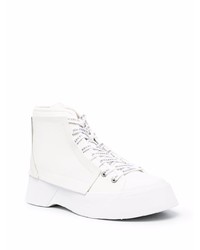 Bottes de loisirs en cuir blanches JW Anderson