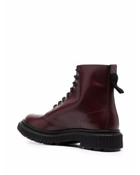 Bottes de loisirs en cuir bordeaux Adieu Paris