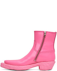 Bottes de loisirs en cuir fuchsia CamperLab