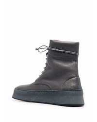 Bottes de loisirs en cuir gris foncé Marsèll