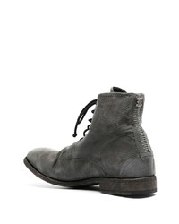 Bottes de loisirs en cuir gris foncé Isaac Sellam Experience