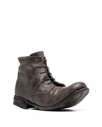 Bottes de loisirs en cuir gris foncé Poème Bohémien