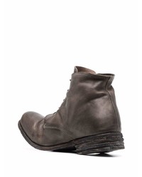 Bottes de loisirs en cuir gris foncé Poème Bohémien