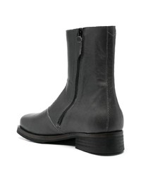 Bottes de loisirs en cuir gris foncé Our Legacy