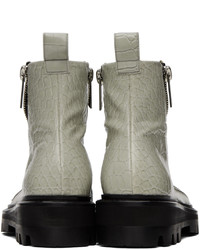 Bottes de loisirs en cuir grises Gmbh