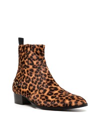 Bottes de loisirs en cuir imprimées multicolores Kurt Geiger London