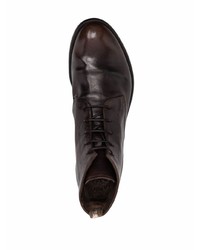 Bottes de loisirs en cuir marron foncé Officine Creative