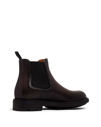 Bottes de loisirs en cuir marron foncé Magnanni