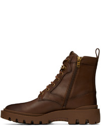 Bottes de loisirs en cuir marron foncé Coach 1941