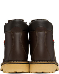 Bottes de loisirs en cuir marron foncé Diemme