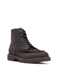 Bottes de loisirs en cuir marron foncé Doucal's