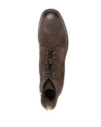 Bottes de loisirs en cuir marron foncé Officine Creative